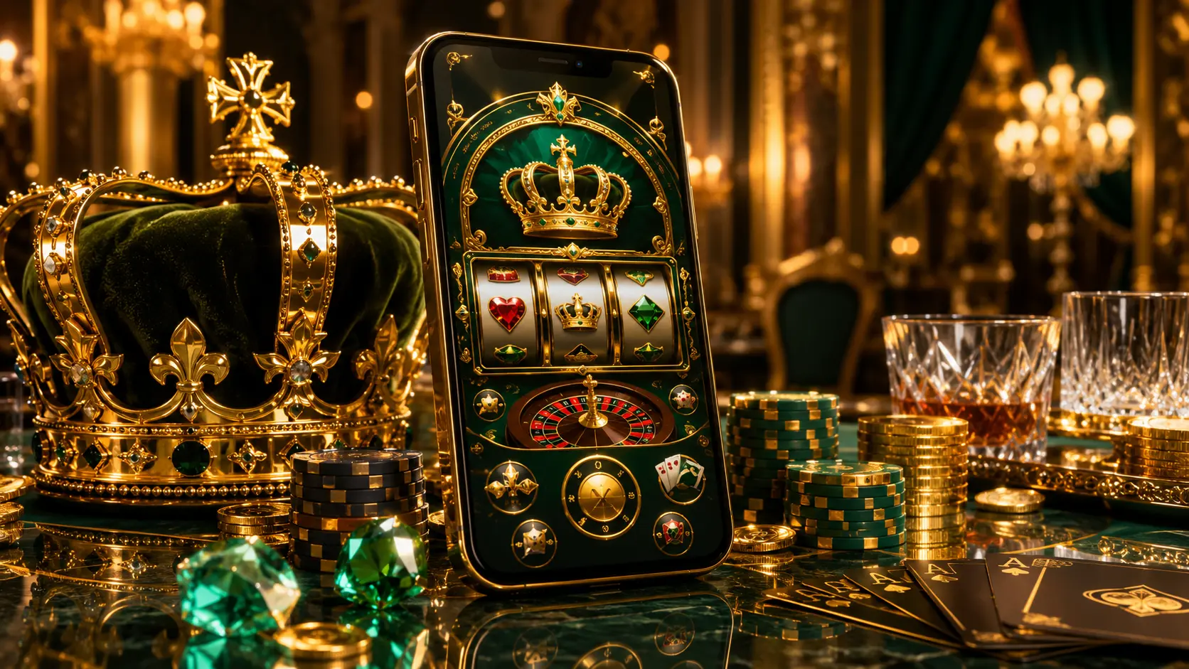 Golden Crown Casino on Android and iOS handsets